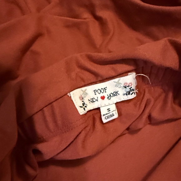 Burnt orange/red jumpsuit with pockets - Picture 4 of 6